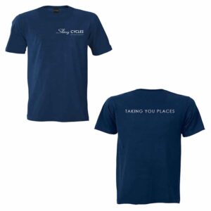Sling Cycles By Sling Aircraft Navy T-Shirt